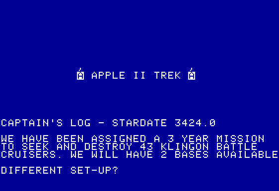  apple trek welcome screen 
